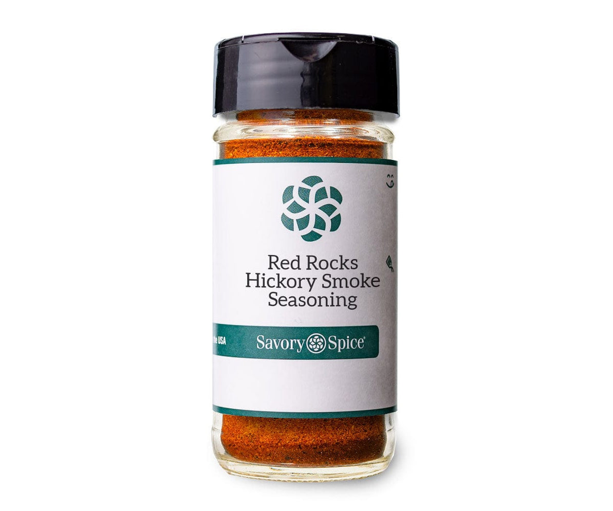 Red Rocks Hickory Smoke Seasoning, Smoked Salt Blend Savory Spice