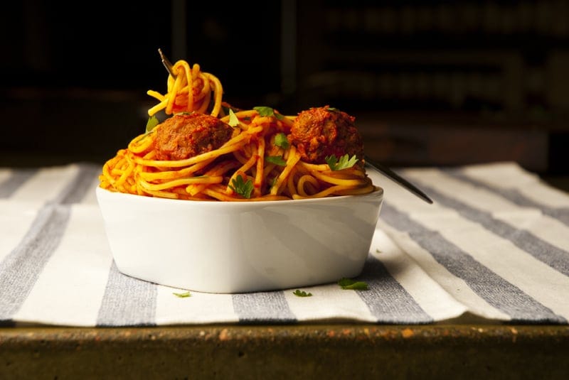 Vindaloo Spaghetti & Meatballs