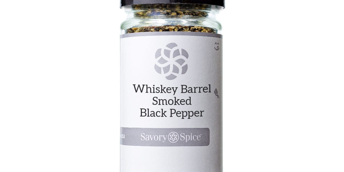 Whiskey Barrel Smoked Black Pepper Medium Jar (Net: 2.1 oz)